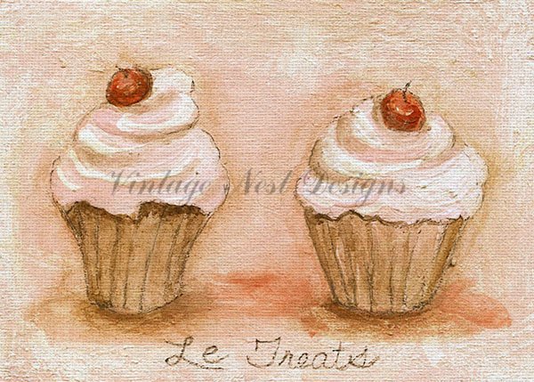 Le Treats No.1:1 Acrylic Digital Prints Scrapbooking image 0