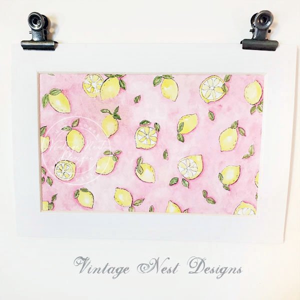 Lemons Galore Original Watercolor Painting image 4