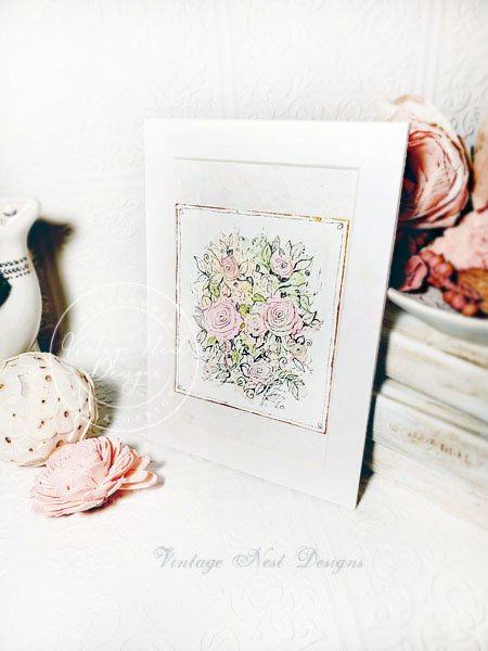Flowers No.7 Original Watercolor Painting image 4