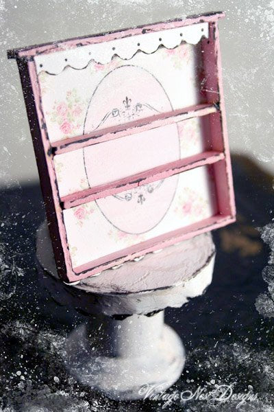 Shelf No.40 Dollhouse Miniature Handmade Diorama Room Shadow Box image 4