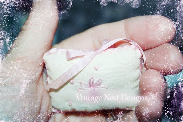Pillow No.13 Dollhouse Miniature Handmade image 4