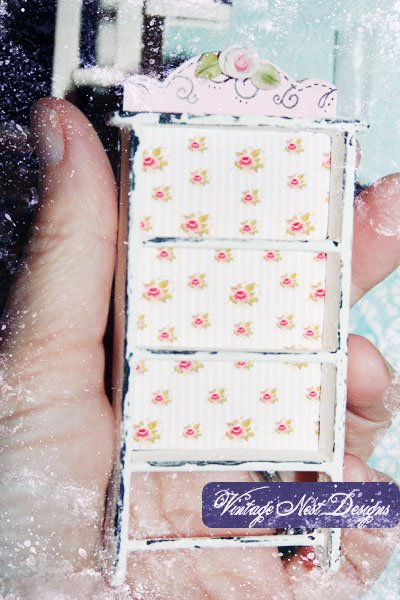 French Shelf No.33 Dollhouse Miniature Handmade image 1
