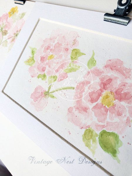 Flourishes No.17 Original Watercolor Painting image 9