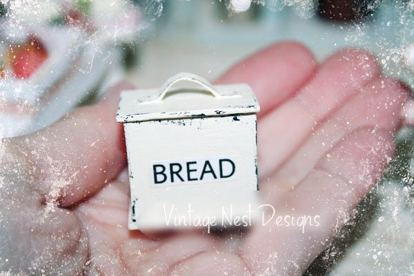 Bread Box No.1 Dollhouse Miniature Handmade image 2