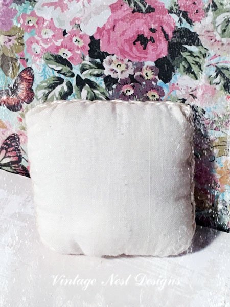 Corset Pillow No.3 Dollhouse Miniature Handmade image 2