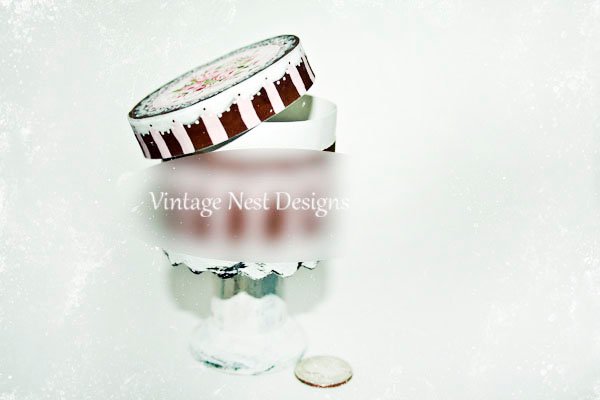 Box No.6 Dollhouse Miniature Handmade image 1