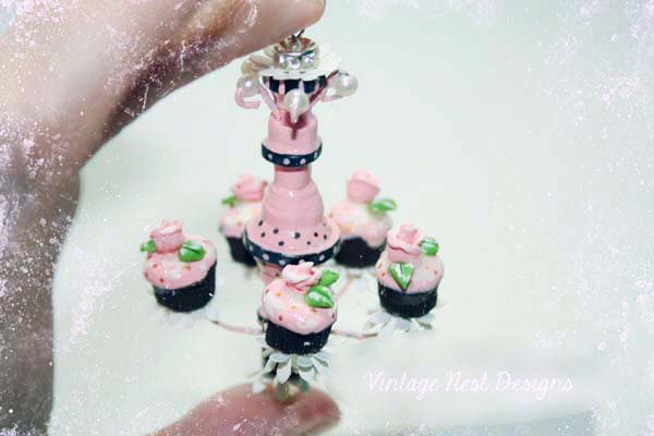 Chandelier No.3 Dollhouse Miniature Handmade image 4