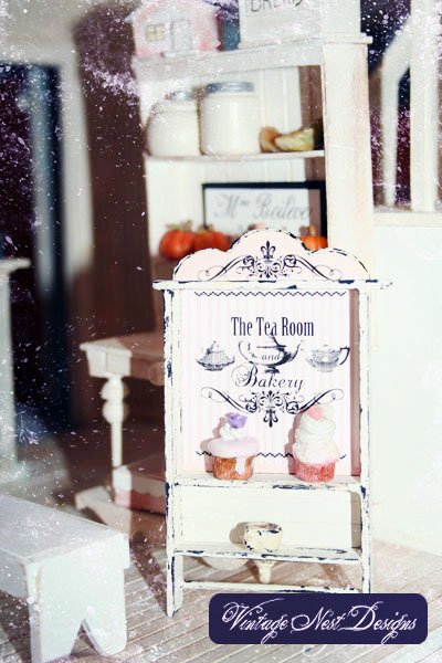 French Shelf No.32 Dollhouse Miniature Handmade image 2