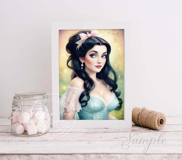 Instant Download Victorian Woman No.4 Illustration Instant Download