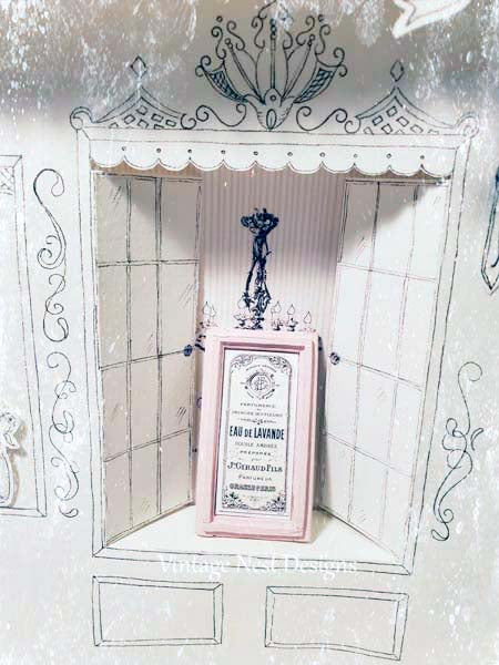 Dollhouse Miniature Bath Sign No.1:3 Handmade Wooden Framed Art