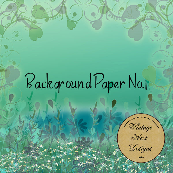 Digital Scrapbooking Background Page No.1 Freebie Instant Download