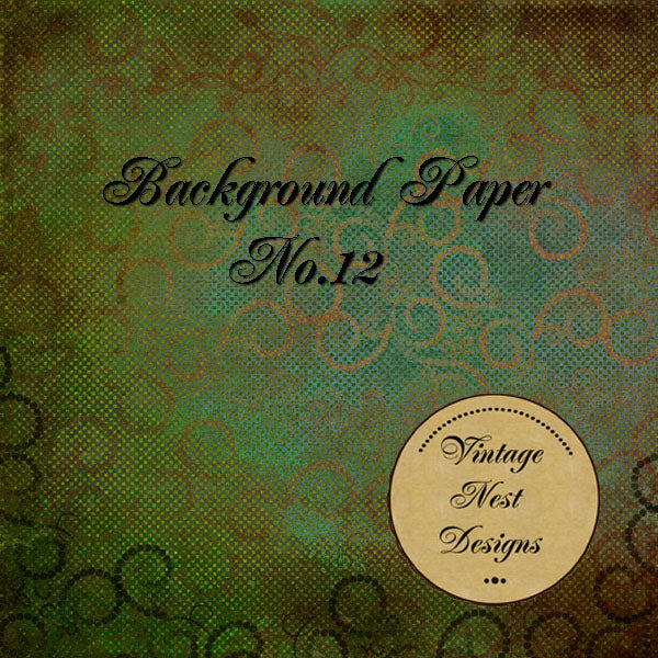 Digital Scrapbooking Background Page No.12 Instant Download