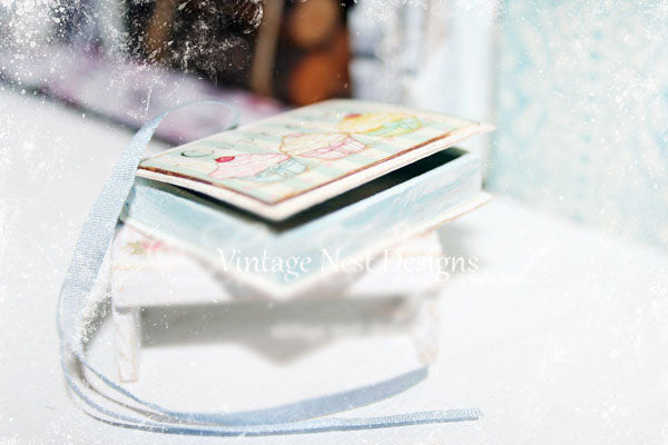 Miniature Box No.18:2 Handmade for Dollhouse