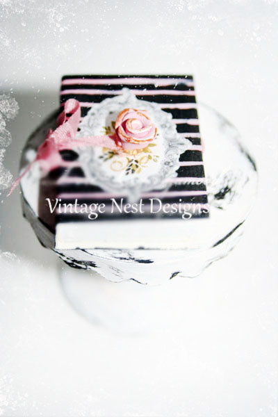 Box No.7 Dollhouse Miniature Handmade