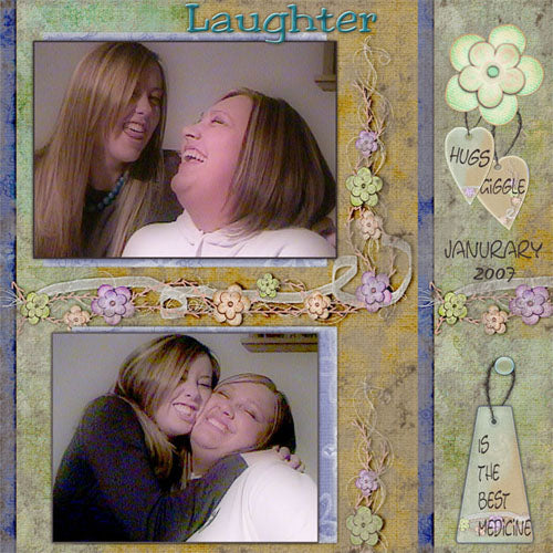 Page rapide Breathless No.2 de scrapbooking numérique - Téléchargement instantané