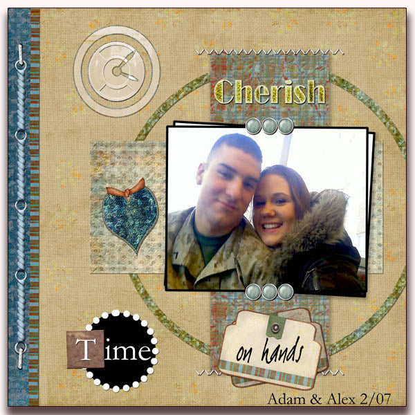 Digitales Scrapbooking Cherish Kit Digitaler Sofort-Download
