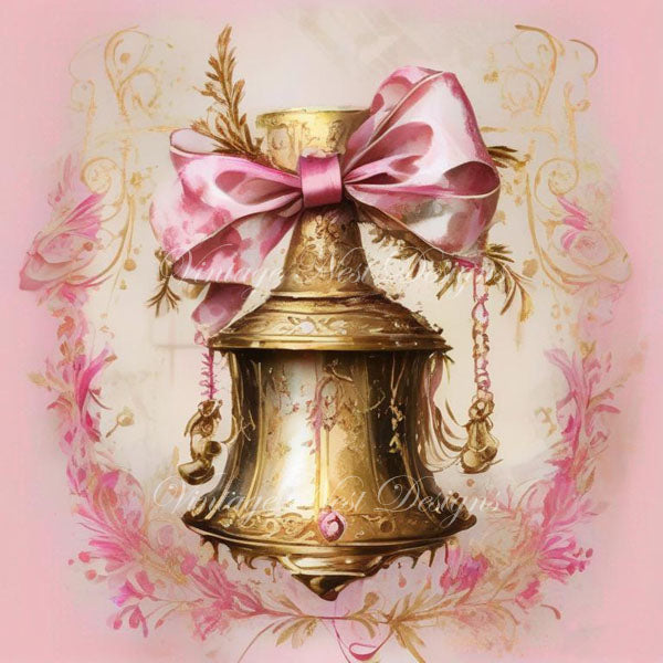 Illustration numérique Cloches de Noël n°1