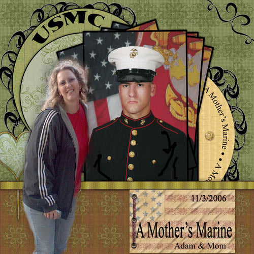 Digital Scrapbooking Fixation Quick Page No.4 Instant Download