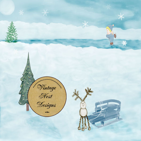 Digital Scrapbooking Gotta Skate Quick Page No.1 Instant Download
