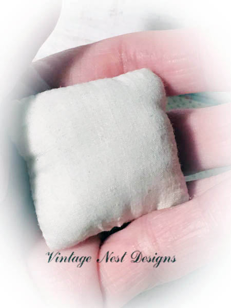 Paris Pillow No.1 Dollhouse Miniature Handmade