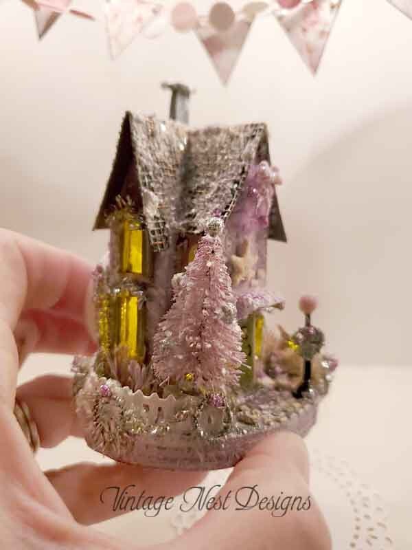 Miniature Putz House No.27 Handmade