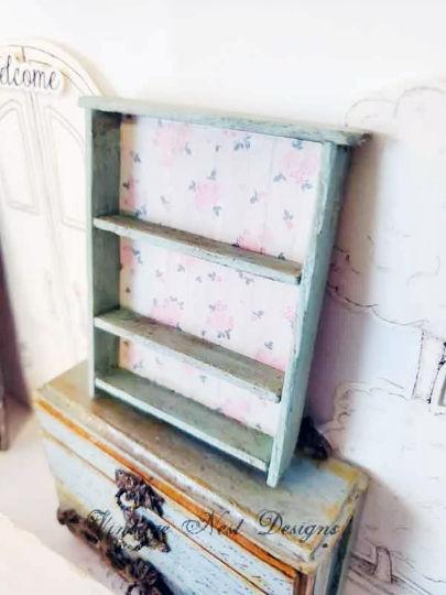 Shelf No.91 Dollhouse Miniature Handmade