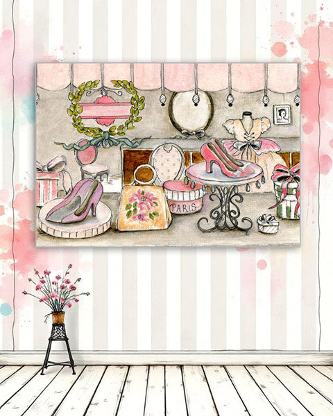 Digital Print Store Front No.1 Acrylic Painting Instant Download