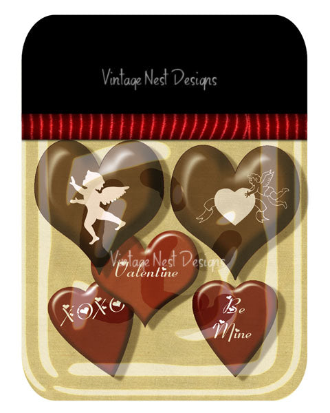 Digital Prints The Sweet Shoppe No.5 Candy Graphics Instant Download