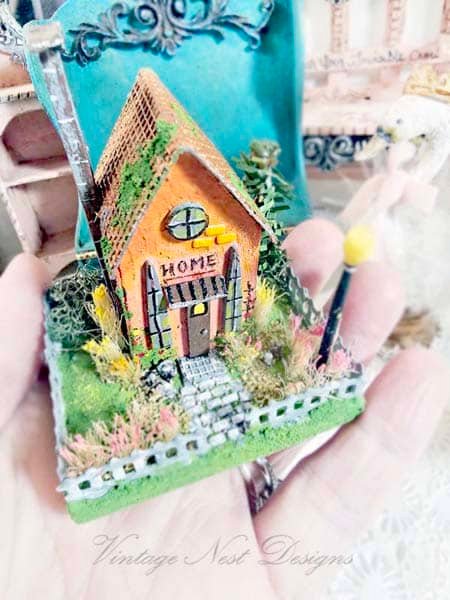 Putz House Miniature No.38 Handmade Miniature image 6