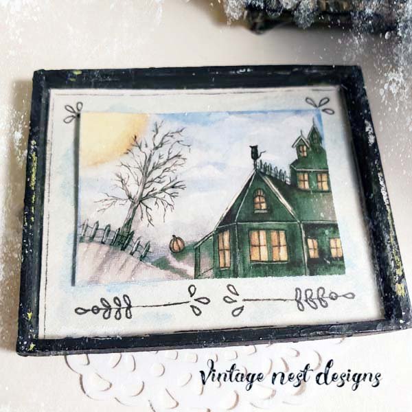 The Pumpkin & the Cat No.2:2 Dollhouse Miniature Handmade image 8