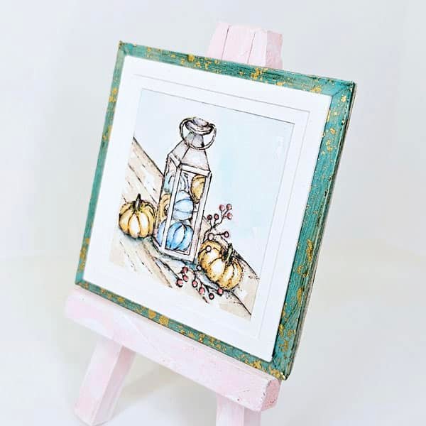 Fall Lantern Pumpkin Scene No.2:1 Dollhouse Miniature image 6