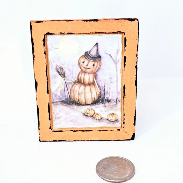 Halloween Pumpkins No.5:5 Dollhouse Miniature Handmade image 5