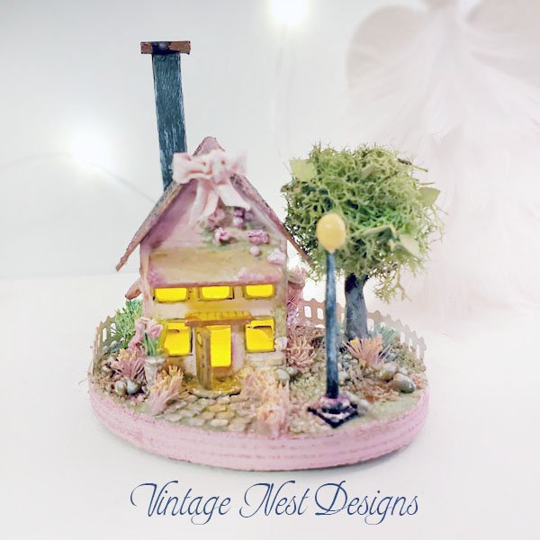 Putz House No.29 Handmade Miniature image 0