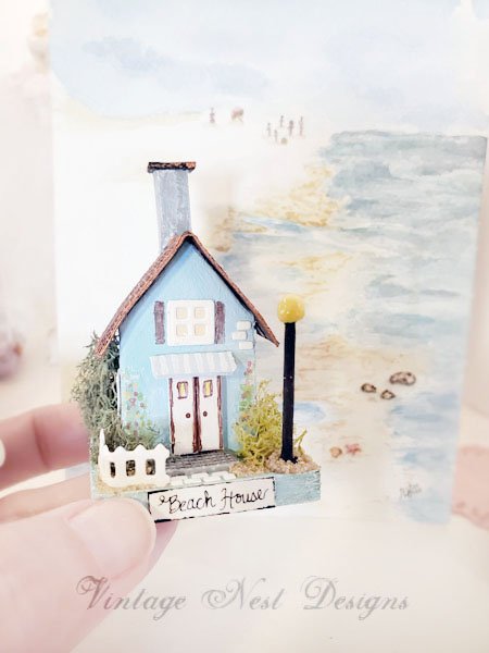 Putz House No.39 Handmade Miniature image 3