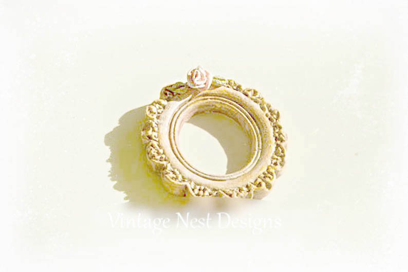 Frame No.1 Dollhouse Miniature Porcelain Handmade image 4