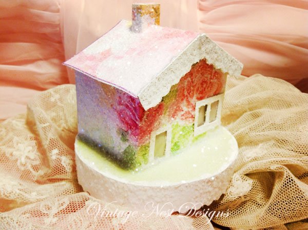 Putz House No.2 Handmade Miniature image 2