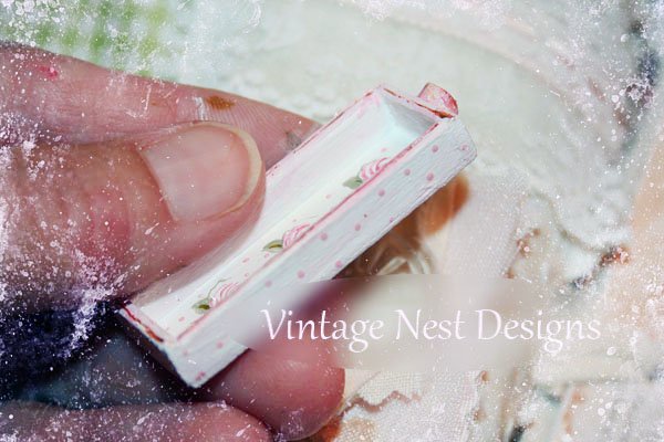 Drawer No.1 Hand Painted Dollhouse Miniature Handmade image 1