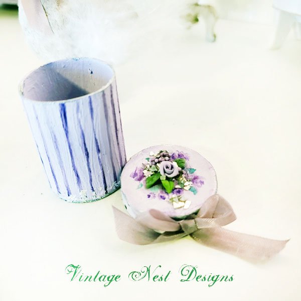 Box No.112 Dollhouse Miniature Handmade image 2