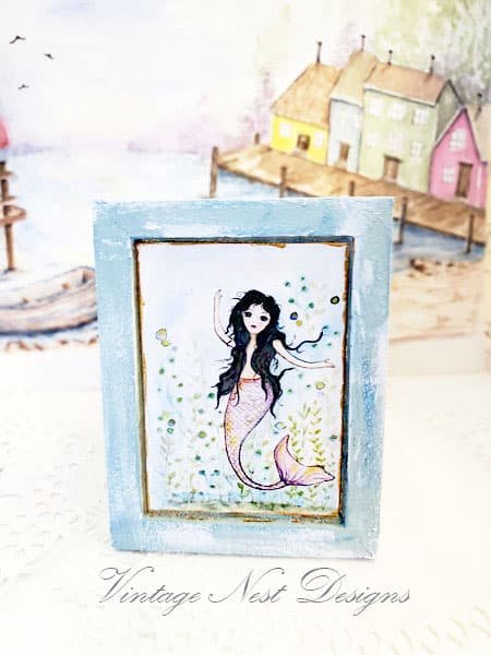 Under the Sea Mermaid No.1:2 Dollhouse Miniature Handmade image 2