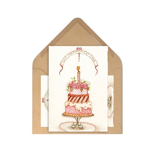 Cake No.8 Digital Prints Watercolor Painting image 4