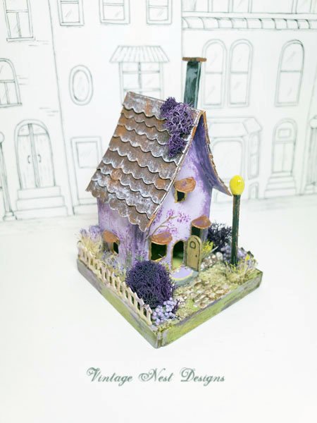 Putz House No.40 Handmade Miniature image 0