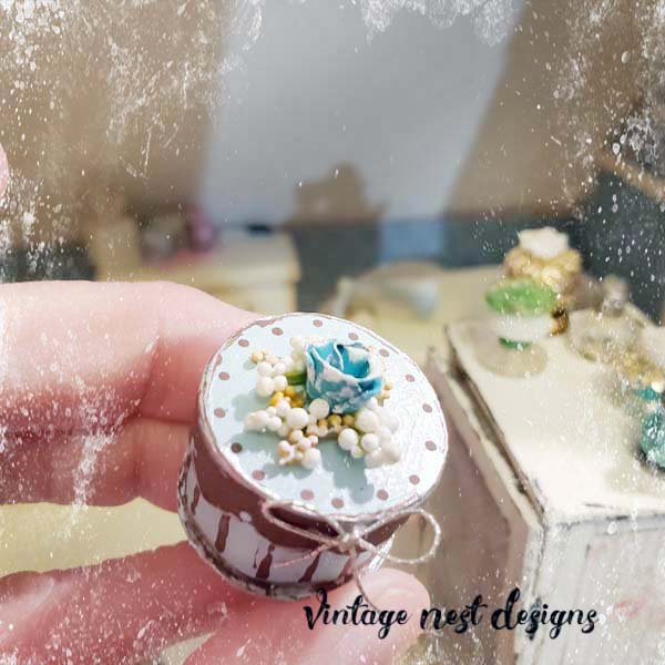 Box No.73 Dollhouse Miniature Handmade image 1