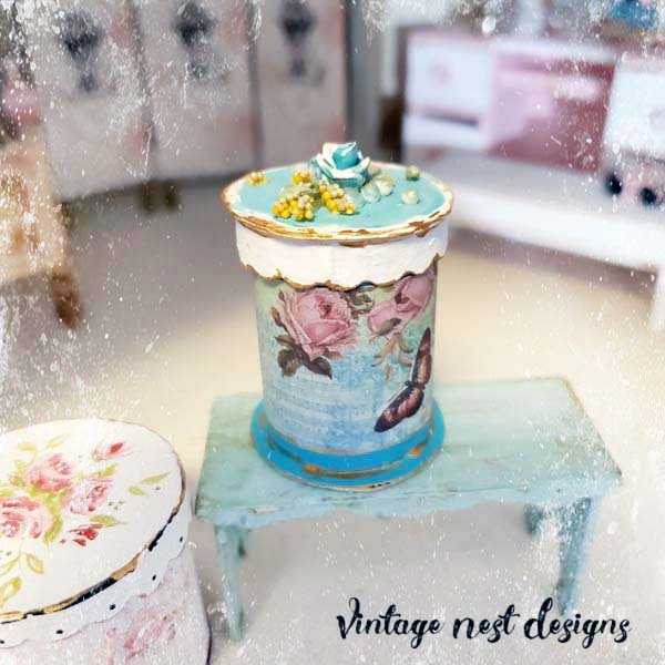 Box No.80 Dollhouse Miniature Handmade image 3