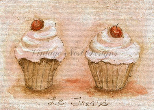 Le Treats No.1:1 Acrylic Digital Prints Scrapbooking image 0