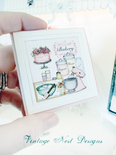 Bakery Pink Mixer No.1:6 Dollhouse Miniature Handmade image 3