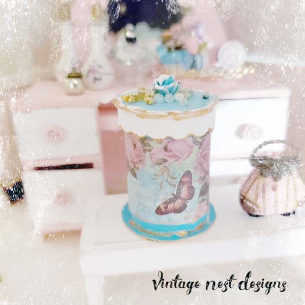 Box No.80 Dollhouse Miniature Handmade image 2