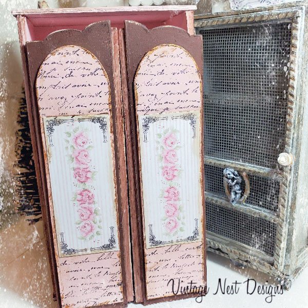 Amoire Wardrobe No.1 Dollhouse Miniature Handmade image 12