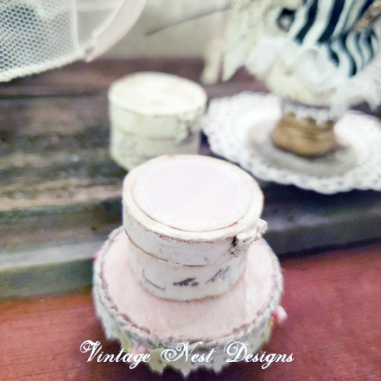 Box No.103 Dollhouse Miniature Handmade image 1