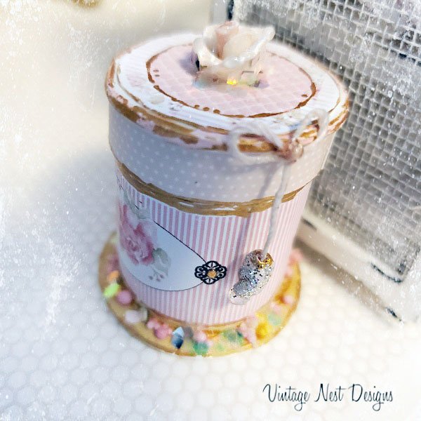 Box No.87 Dollhouse Miniature Handmade image 1