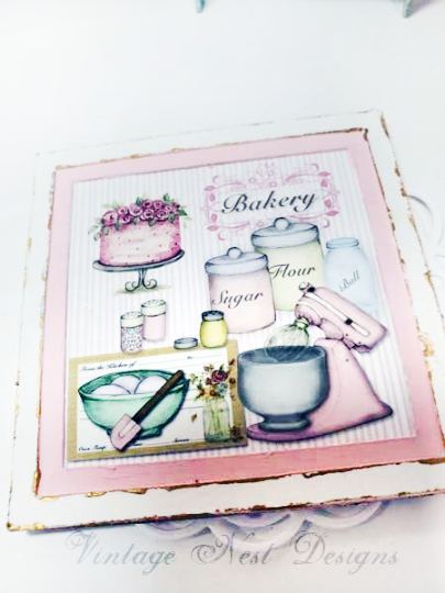 Bakery Pink Mixer No.1:4 Dollhouse Miniature Handmade image 2